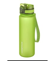 Uzspace 500 ml Tritan Su Matarası 13 farklı Renk Softtouch  (Yeşil)