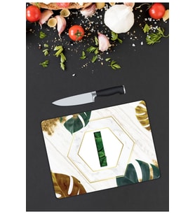L Harfli  Cam Kesme  ve Sunum Tahtası  25 Cm X 35 Cm
