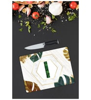 L Harfli  Cam Kesme  ve Sunum Tahtası  25 Cm X 35 Cm