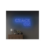 CRACK ON Yazılı Neon Tabela
