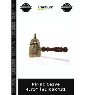 Özel Üretim Mutfak Geleneksel Sunum Kahve Ekipmanı Pirinç Cezve 4.75'' İnc KSK431