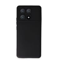 Xiaomi Poco X6 Pro Kılıf Nano İçi Kadife Silikon - Siyah