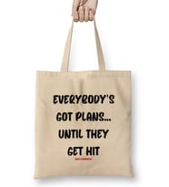 Michelangelo Quotes Gift - Vintage Retro Rainbow Style Bez Çanta Uzun Saplı