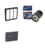 Bosch Filtre Bakım Seti Hyundai i30 1.6 122 Beygir 2009-2011 Benzinli Hava + Yağ F. + Polen Filtre Bosch