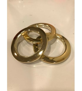 NİVEMESHOME PERDE KAPSÜL PLASTİK HALKA GOLD (Altın)