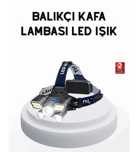 Profesyonel Şarjlı Led Far - Ipx5 Suya Dayanıklı, 4 Işık Modu, Hareket Sensörlü