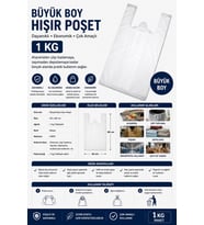 Büyük Boy Hışır Poşet 1 kg