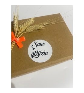 Şans Getirsin Siyah Kalın El Yazılı Yuvarlak Yapışkanlı Etiket 3x3 cm 150 adet