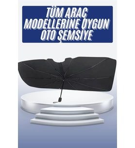 Oto Ön Cam Güneşliği Otomatik Katlanabilir Gölgelik Oto Cam Şemsiye