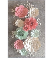 Eliana Home Baskılı, Yıkanabilir Kaymaz Taban Salon Halısı LNA0237 100x150 cm (Pembe)