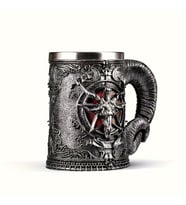 Baphomet Demon Pentagram Bira Bardağı Kupa