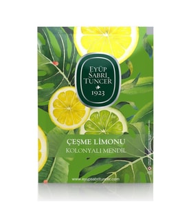 Eyüp Sabri Tuncer 50li Mendil Çeşme limonu Kolonyalı  (9,3 x 12,5) Doypack