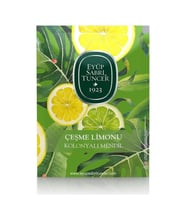 Eyüp Sabri Tuncer 50li Mendil Çeşme limonu Kolonyalı  (9,3 x 12,5) Doypack