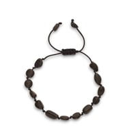 Doğal Şungit Bileklik Shungite Amorf Kesim Makrome Ayarlı 507-2