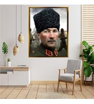 ÇERÇEVELİ ATATÜRK TABLO S17