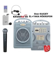 Osawa Osw-8102EY Seyyar Mevlüt Anfisi EL+Yaka Mikrofonlu Öğretmen Anfisi