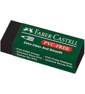 Faber-Castell Siyah Silgi, 20’Li, Kurşun Kalem İzlerini Kolayca Silen, Yumuşak Ve Dayanıklı Yapı, Do