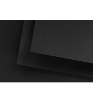 Fabriano Black Black Çok Amaçlı Pürüzsüz Yüzeyli Kağıt 300 gr. 50x70 cm. 10'lu Paket SİYAH 