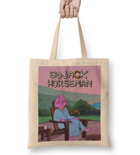 BoJack Horseman 03 Bez Çanta Uzun Saplı