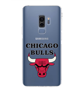 Samsung Galaxy S9 Plus Uyumlu Kamera Korumalı Kapak Chicago Bulls Tasarımlı  Şeffaf Kılıf