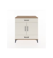 Hyperion Şifonyer 2 Raflı 2 Çekmeceli 2 Kapaklı 88x44x96 Çam-Aytaşı