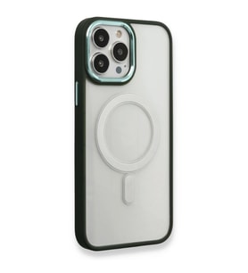 Apple İphone 14 Pro Kılıf Room Magneticsafe Silikon - Köknar Yeşili