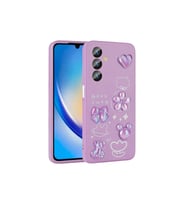 Samsung Galaxy A23 Uyumlu 4G Kılıf Kabartma Figürlü Parlak Zore Toys Silikon Kapak