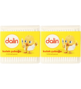 Dalin Kulak Çubuğu 100 Adet (2 Li Set)