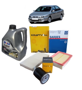 FİAT MAREA 1.6 16V YAĞ BAKIM SETİ HAVA, POLEN, YAĞ FİLTRESİ MOBİL 10W 40