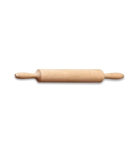 Ahşap Merdane 24 cm Kayın Mini Hobi Merdanesi Dayanıklı ve Şık Tasarım Seramik Hamuru Merdanesi