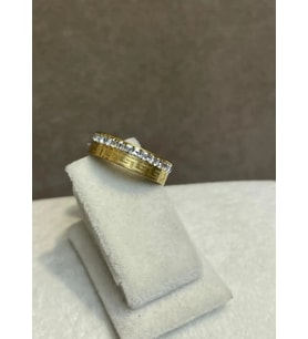 Çelik Gold Taşlı 6'lı Yüzük - 25yzk05