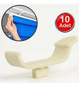 Zebra Perde Montaj Aparatı (10'Lu_Paket) Plastik Dar - 3.5 Cm
