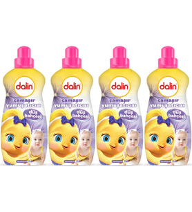 Dalin Çamaşır Yumuşatıcı 1500ML Düş Bahçesi (4 Lü Set) (Bebeklere Özel)