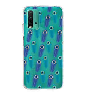 PrintiFy Xiaomi Redmi 9T ile Uyumlu 1mm Slim Fit Nazar Boncuğu 4 Baskılı Şeffaf  Kılıf