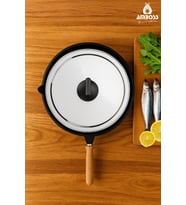 Döküm Balık Tavası, 36 cm, dayanıklı ve şık tasarım
