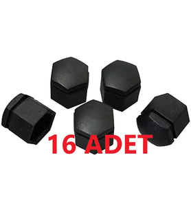 Opel Corsa D Siyah Bijon Kapagi 17x32 mm (16 Adet)