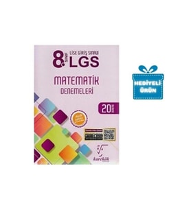 Karekök Yayınları -karekök 8. Sınıf Lgs Matematik 20 Deneme (Çok Renkli)