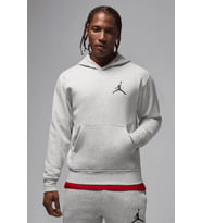 Nike Jumpman Fleece Pullover Mens Hoodie Kapüşonlu Erkek Sweatshirt Gri