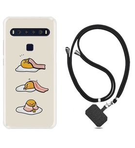 TCL 10L 10 Plus 10SE 20E 20SE 30 L7 Kılıf Boyun Askılı Silikon Sweety Egg 1322