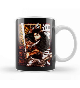 Levi Ackerman Titan Captian Kupa Bardak Porselen