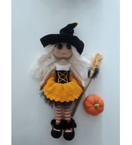 Tatlı Cadı Amigurumi Organik Oyuncak