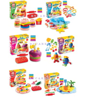 Okyanus + Plaj + Figür + Pizza + Doğum Günü ve Hamburger Oyun Hamuru Setleri Eğitici Set (Karışık)