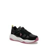 U.S. Polo Assn. SATORI WMN 3PR Bağcıklı Phlon/Termo Taban Kadın Sneaker SİYAH