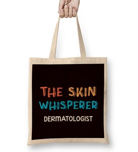 The Skin Whisperer Dermatologist Dermatology Skin Doctor Bez Çanta Uzun Saplı