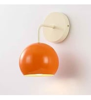 RİOLİGHT TURUNCU BAŞLIK RETRO,VİNTAGE,RUSTİK 1XE27 DUYLU DUVAR METAL APLİK