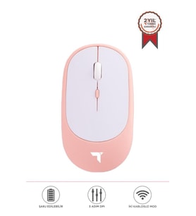 Torima TM-16 Pembe Kablosuz Çift Modlu Sessiz Mouse Fare