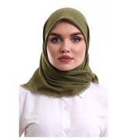 Pamuklu Pano Düz Desensiz Örtü Yeşil (Karışık)