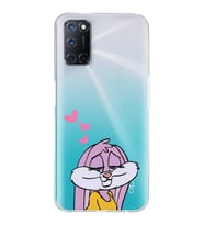 Oppo A52/A72/A92 Uyumlu Lola Bunny Tasarımlı Şeffaf Telefon Kılıfı
