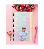 Taylor Swift Defter 1 Adet Özel Tasarım A4 Boyutu 21*29 Cm Telli Çizgili defter