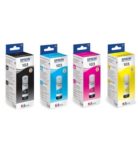 EPSON 103 ORJINAL 4 RENK TAKIM MÜREKKEP - L3110/L3111/L3150/L3151/L4150/L6190/L6160/L41601